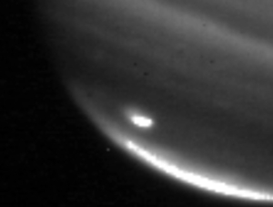 Imagen de infrarrojo del impacto en Jupiter