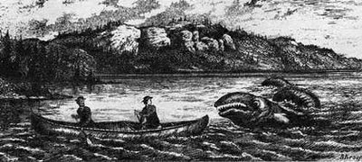 Una representación de la aparición del Ogopo en 1872 | Copyright: Public Domain